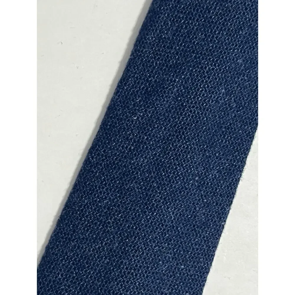 Yves Saint Laurent YSL Blue Neck Tie Wool Blend Made In Italy Mens Vintage